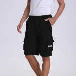 Men's Military Cargo Shorts Mens Tactical Pants Casual Big Pocket Sports Slacks Cargo Panels Trousers Plus Size for Male