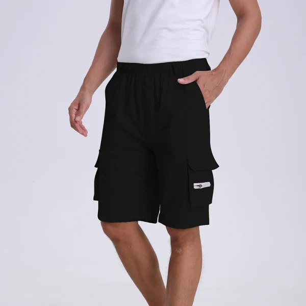 Men's Military Cargo Shorts Mens Tactical Pants Casual Big Pocket Sports Slacks Cargo Panels Trousers Plus Size for Male