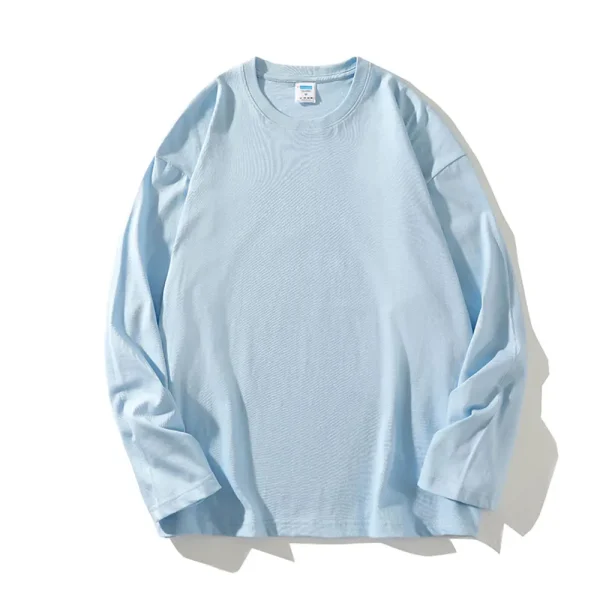 Privathinker Hip Hop Baggy T-shirt For Men Long Sleeve Fashion Brand Cotton Luxury Brand Tops Casual Solid Color Male Tees