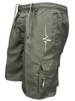 Men's Fashion Casual Summer Five-point Shorts Trend Loose Comfortable Multi-pocket Cargo Pants Sports Outdoor Short Pants Sales