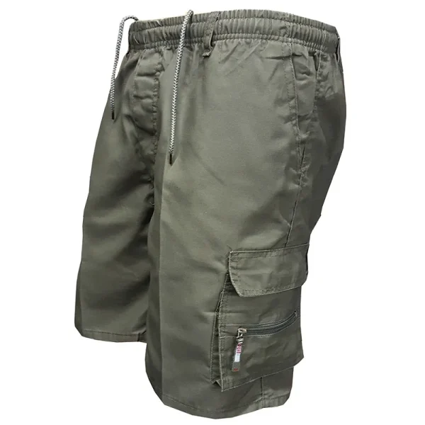 Men's Military Cargo Shorts Mens Tactical Pants Casual Big Pocket Sports Slacks Cargo Panels Trousers Plus Size for Male