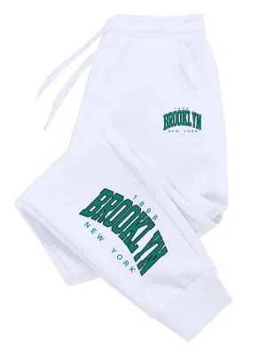 Hot Sales Trousers Versatile City Print Mens Sweatpants Trend Sports Pants Daily Casual Tracksuit Trousers Gym Jogging Man Pants