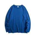 Privathinker Hip Hop Baggy T-shirt For Men Long Sleeve Fashion Brand Cotton Luxury Brand Tops Casual Solid Color Male Tees