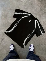 2025 Summer new retro 3D printed street fashion casual comfortable soft and skin-friendly men's T-shirt