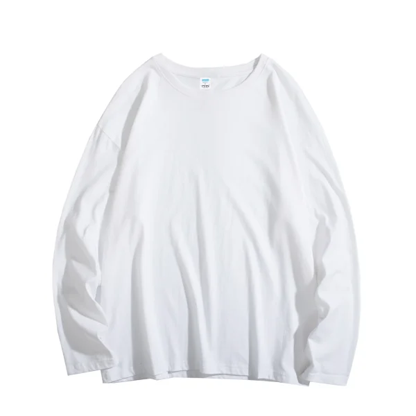 Privathinker Hip Hop Baggy T-shirt For Men Long Sleeve Fashion Brand Cotton Luxury Brand Tops Casual Solid Color Male Tees