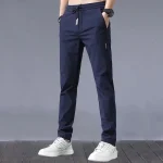 Men's Pants Gym Mens Clothing Ice Silk Pants Trousers Man Big Size Mens Designer Clothes Sport Cargo Sweatpants Baggy Summer Y2k