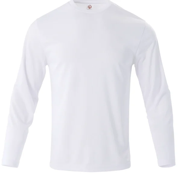 Men's Casual Plain T-shirt Men's Long-Sleeved Fashion Fitness Long-Sleeved T-shirt Men's Blouse
