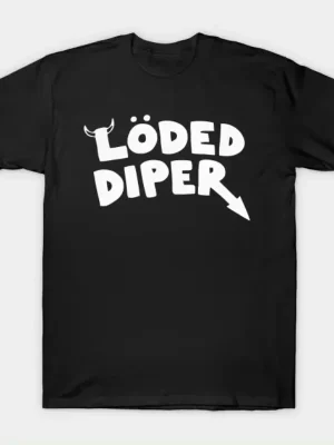 Funny Clothes LODED DIPER DIARY OF A WIMP KID Printed T-shirt Tops Men Women Summer Comfortable Tops Unisex Street Fashion