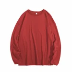 Privathinker Hip Hop Baggy T-shirt For Men Long Sleeve Fashion Brand Cotton Luxury Brand Tops Casual Solid Color Male Tees