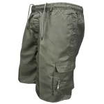 Men's Military Cargo Shorts Mens Tactical Pants Casual Big Pocket Sports Slacks Cargo Panels Trousers Plus Size for Male