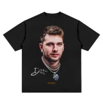 American professional basketball star pattern printed T-shirt trend casual loose 100% cotton round neck short-sleeved T-shirt