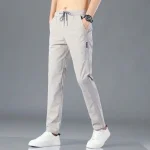 Men's Pants Gym Mens Clothing Ice Silk Pants Trousers Man Big Size Mens Designer Clothes Sport Cargo Sweatpants Baggy Summer Y2k
